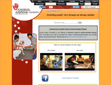 Tablet Screenshot of animalangelsfoundation.com